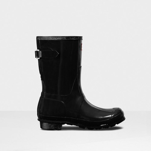 Hunter Original Back Adjustable Gloss Short Wellies (K143G) Ireland